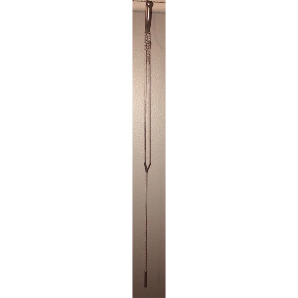 Silver Long Necklace
